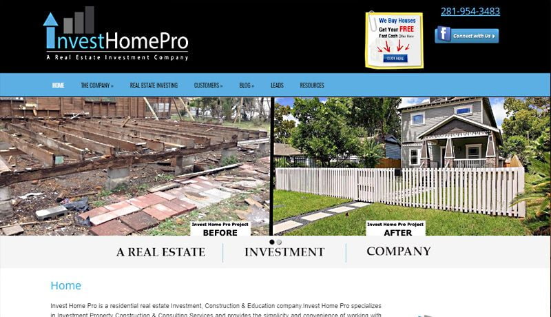 Invest Home Pro - WordPress realestate